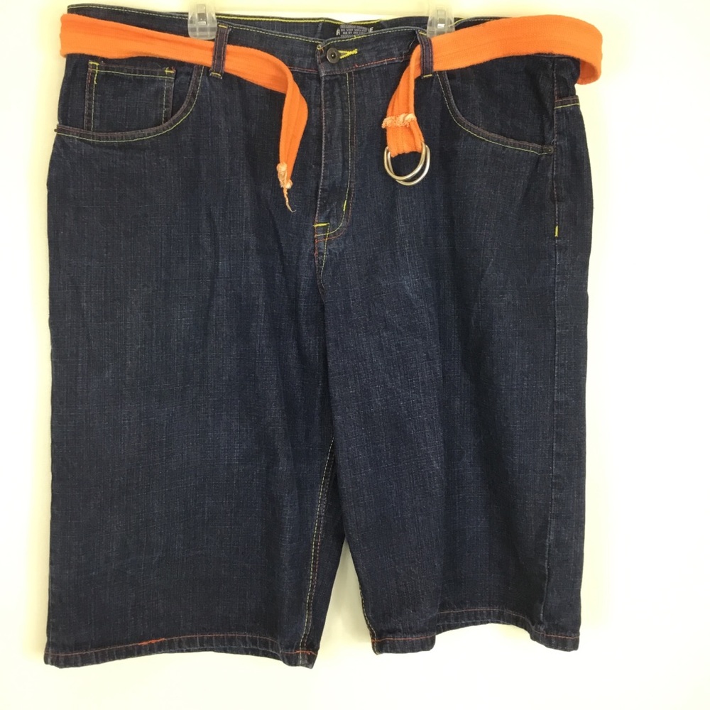 Refuse Denim Men’s Sz 44/15 Shorts Embroidered